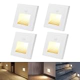 Lam(MS)pen LED Step Lights Indoor,Stair Light Motion Sensor Indoor, Stairway Lights Warm White 3000K, LED Night Light for Stairs, Hallway, Closet