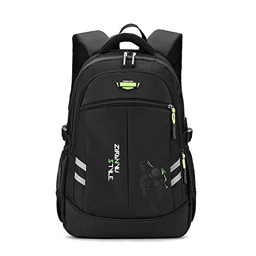 HYPPT Manls 'Travel Casual Daypack, Schulrucksack für Jugendliche 15.6inch Laptop Rucksack Sportrucksack University Campus Studententaschen Jugendstudententaschen-green Cover