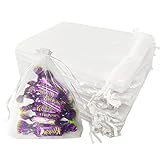 Bolsa de hilo multifuncional: bolsa de regalo de boda hecha de hilo de malla, transparente y hermosa. Perfecto para envolver regalos para fiestas, bodas, empresas, iglesias, hoteles, tiendas