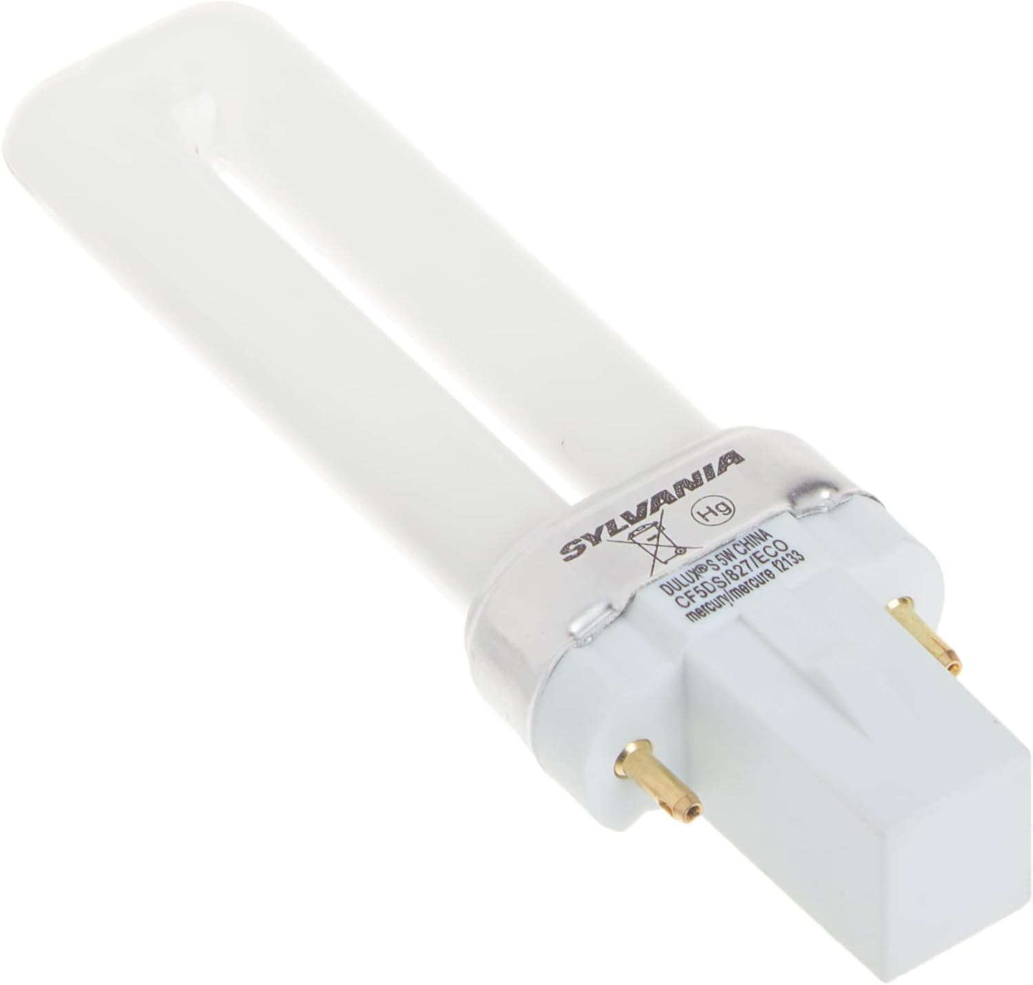 Sylvania 21279 Compact Fluorescent 2 Pin Single Tube 2700K, 5-watt