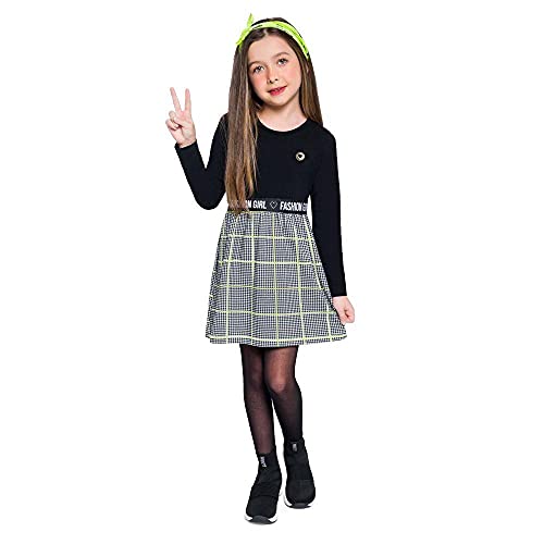 Vestido, Meninas, Brandili, Preto, 4