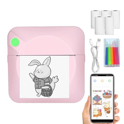 Imprimante thermique de poche portable sans encre pour projets artistiques et loisirs