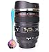 Bestic Camera Lens Coffee Mug,Tumbler Insulated Stainless Steel Coffee Cup with Sealed Lid,Reusable Straw and Brush,Photographer Mug,Travel Cups for Drinking Coffee,Tea,Espresso,Juice,Beer,Water