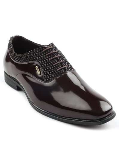 Image of Liberty Fortune A998-07 Formal Lacing Oxford Shoes for Men with TPR Sole | PU Outsole | Comfortable & Lightweight | Cushioned Footbed | Durable & Trendy Design