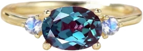 925 Sterling Silver Ring Birthstone Ring For Women Multicolor Gemstone Ring Best Gift For Handmade Statement Ring