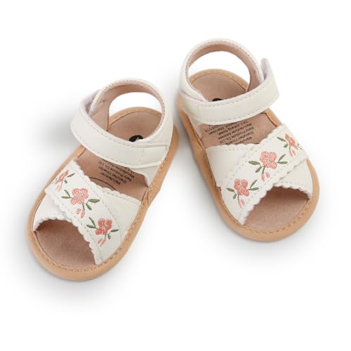 Image of Infant Baby Girls Boys Summer Sandals Premium Unisex Non Slip Rubber Soft Sole Breathable Toddler First Walker Outdoor Beach Shoes