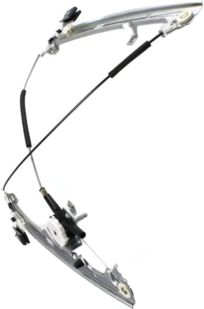 KarParts360 for Chevy Silverado 1500/2500 HD Front Window Regulator 2001-2006 Passenger Side | Manual Crank Type | Includes 2007 Classic | GM1351109 | 15871125