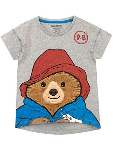 Paddington Bear Camiseta de Manga Corta para niñas Gris 18-24 Meses
