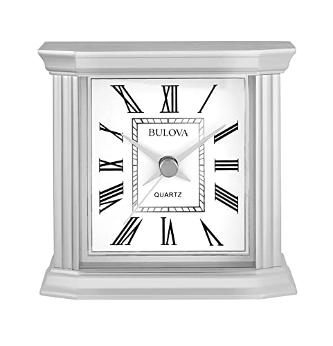 Bulova Clocks, Metal Tabletop, B1714, Wilton, Accent Décor