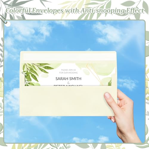 Image of #10 Cute Ivory Envelopes Letter Size Self Seal, Business Envelopes, 50 Pcs
