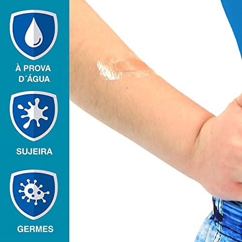 Nexcare, 3M, Curativos Transparentes, À prova d'água, 12 unidades