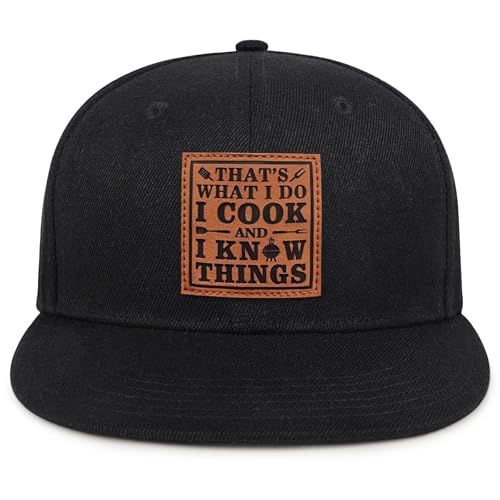 Grilling Gifts for Men - Men's Funny Chef Cooking Grilling BBQ Chef Hat for Dad, Husband, Son