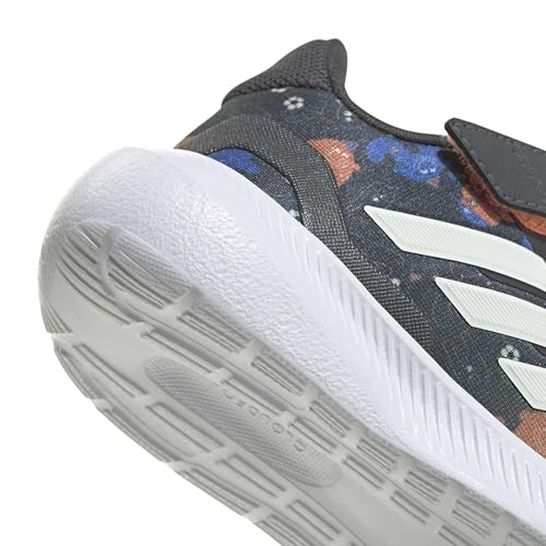 Image of adidas Baby Marvel Run Falcon 5 Elastic Lace & Strap Shoe