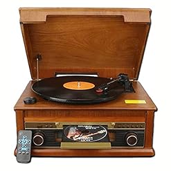 Tourne-Disque Tourne-Disque, Version Bluetooth Phonographe rétro, Tourne-Disque Vinyle LP, CD Vintage Retro Radio, avec… - Les Beatles, Paul McCartney, John Lennon, RIngo Starr, George Harrison