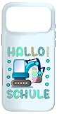 Installazione facile Custodia per iPhone 17 Pro Max Alto Adige Tedesco Escavatore Ragazzo Ragazza Scuola