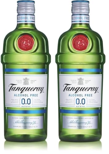Tanqueray 0,0% | alkoholfreie Gin-Alternative | für nicht-alkoholische Cocktails und Longdrinks | zuckerfrei & kalorienfrei | voller Geschmack | 700ml Einzelflasche | (Packung mit 2)