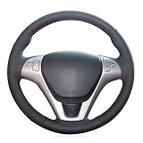 La cubierta del volante del automóvil está hecha de material de cuero, que es ecológico, inodoro, resistente a altas temperaturas, resistente a bajas temperaturas, resistente a la abrasión, resistente a los arañazos y de larga vida útil.