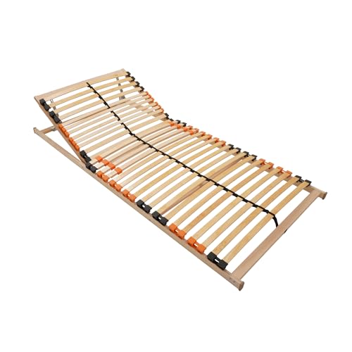 BMM Lattenrost 140x200 cm Fly K – Kopfteil verstellbar, 7 Zonen, Höhe 7 cm, für alle Matratzen, einfache Selbstmontage, Made in Germany BMM Lattenrost 140x200 cm Fly K – Kopfteil verstellbar, 7 Zonen, Höhe 7 cm, für alle Matratzen, einfache Selbstmontage, Made in Germany