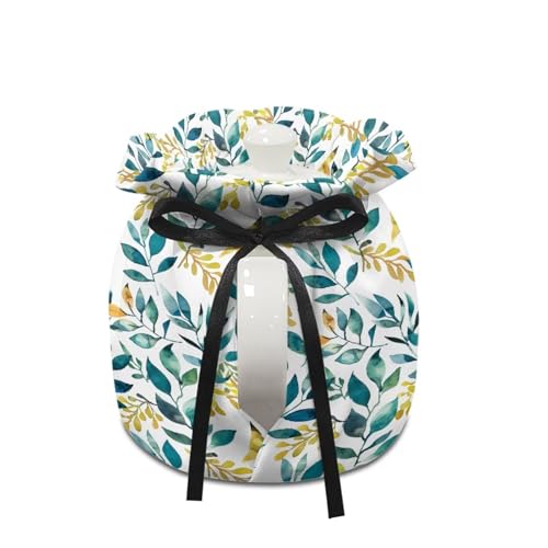 Image of Leave Tea Cosy for Teapots, Dustproof Insulated Tea Pot Protective Cover Kitchen Home Tea Pot Cover Insulation and Keep Warm, Tea Party Restaurant Decor