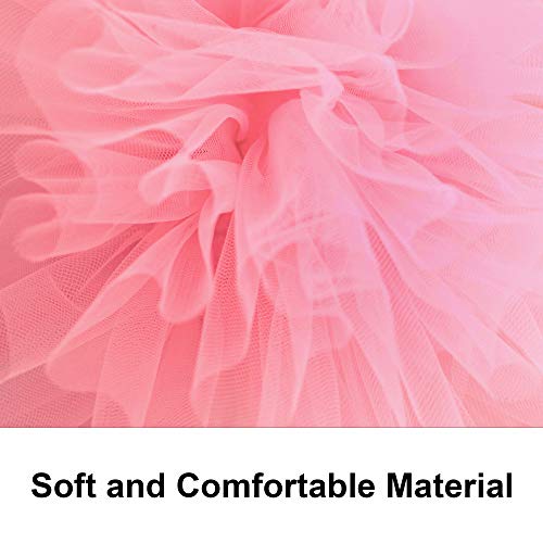 belababy Baby Girl Tutu Pink 5 Layers Dress Up Skirt, 0-24 Months, Pink - Thumbnail 4