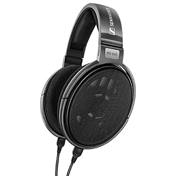 Sennheiser HD 650 - Fone de ouvido dinâmico Audiophile de alta resolução aberto nas costas