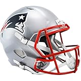 New England Patriots Current Riddell Speed Replica Full Size Helmet - NFL Replica Helmets