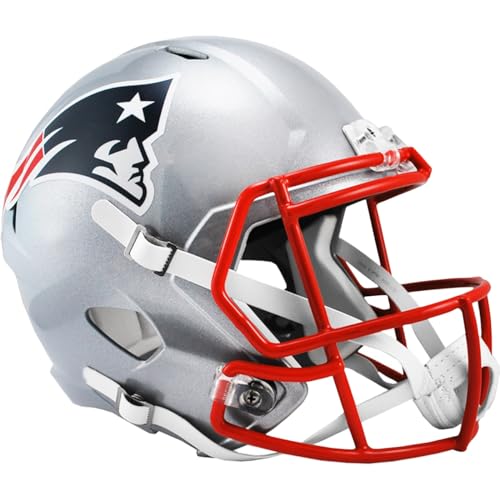 New England Patriots Current Riddell Speed Replica Full Size Helmet - NFL Replica Helmets