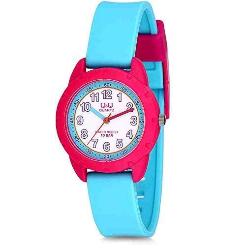 Relógio Q&Q, Infantil, Menina, Fashion, Analógico, Rosa/Azul