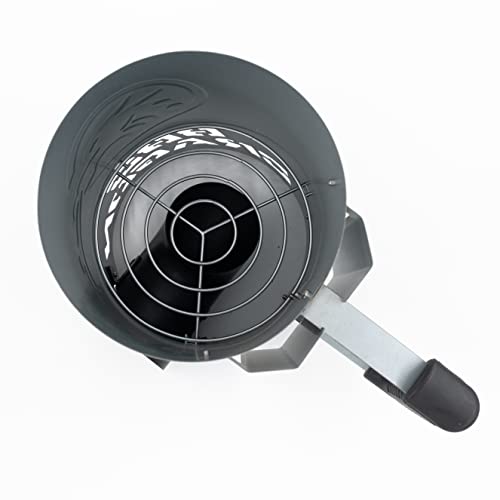 Bbq Dragon | Large Chimney Of Insanity Charcoal Starter | Fast, Safe & Easy To Use Chimney | Fire Starter For Charcoal Grill | Galvanized Steel | Side Vent & Heat Resistant Handle | Bbq Accessories #TOP2