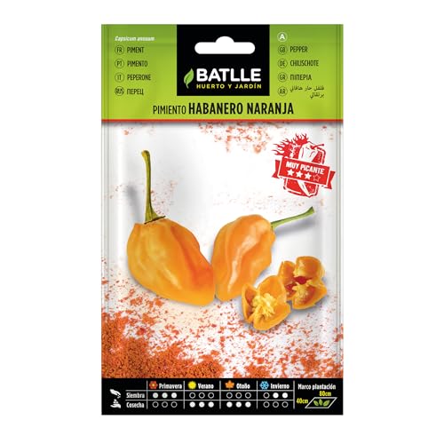 Semillas Batlle Pimiento Habanero Naranja
