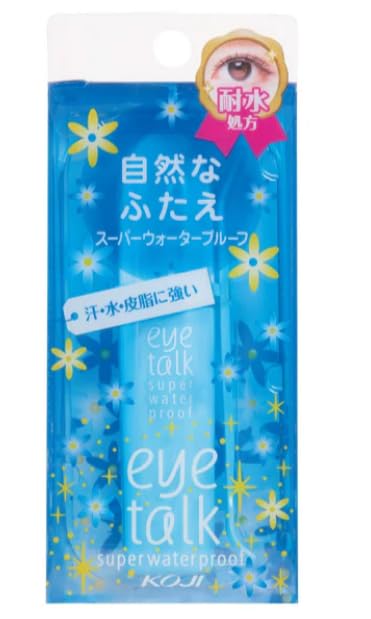 Double Eyelid Glue Super Water Proof Koji Eye Talk 6ml - Blue Japan Import