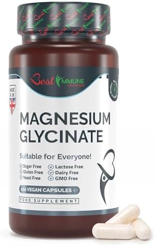Best Immune, Magnesium Glycinate 500mg - High Strength Magnesium ...