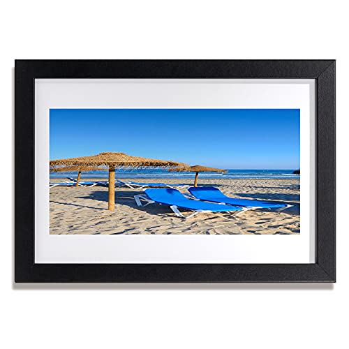 Affiche encadrée 30x20 cm Tulup paysage de mer pour décoration murale de salon