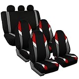 FH Group Premium Modern Seat Covers for Three Row Vehicles - Fits Most Cars, Tru...