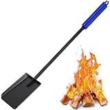 CKLT 28in Fireplace Shovel Ash Shovel for Fire Pit Fireplace Scoop Charcoal Shovel Iron Gardening Shovel...