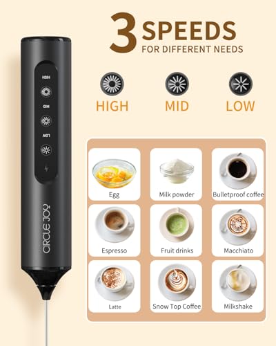 Milk Frother Handheld Battery Operated