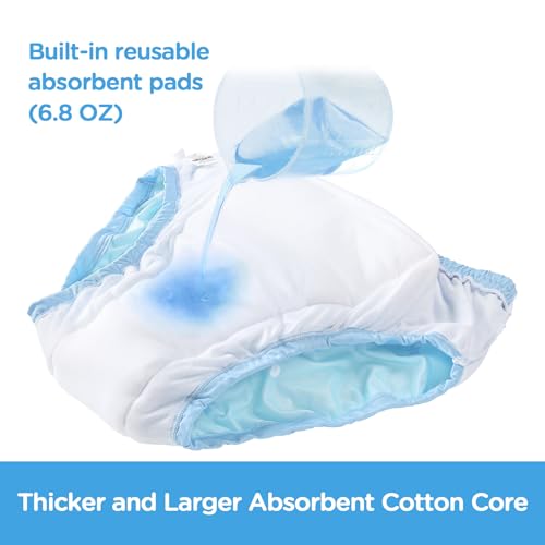 Image of Littleforbig Soft Silky Underwear Comfortable Washable Reusable Adult Training Pants - Little Dreamers S