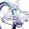 Huffy Girly Girl 20 Inch Girls Bike + Basket - White, Blue & Purple 6-9yrs. #3