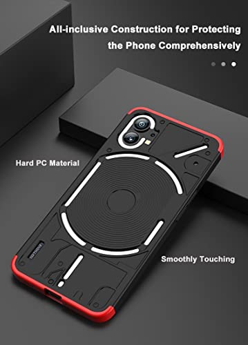 Image of SPAZY CASE Nothing Phone 1 Back Cover |Stylish Back Case | Ull Body 3 in 1 Slim Fit Complete 3D 360 Degree Protection Hybrid Case for Nothing Phone -Black & Blue