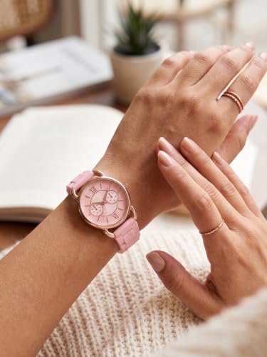 Image of Shocknshop Analog Women Watches Ladies Rose Gold Round Dial Metal Strap Wrist Watch for Woman and Girls -WCH196
