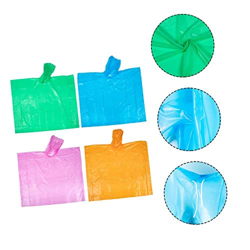BCOATH 4 Peças Capa De Chuva Infantil Capa De Chuva Leve Poncho Infantil Meninos Rosa Acessórios De
