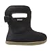 Bogs Baby Bogs Waterproof Insulated Toddler/Kids Rain Boots for Boys and Girls, All Black, 9 M US Toddler