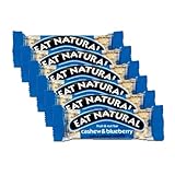 Tropical Gold Eat Natural Protein Bars 6 x 45g – Healthy Snacking & Active Lifestyle (6, Cashew And Blueberry)