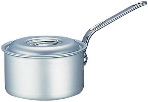 Endo Shoji AEK0802 Meister Single Handed Deep Pot, 7.1 inches (18 cm), Eco Clean Treatment, Aluminum Alloy, Made in Japan