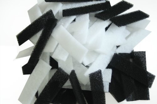 LTWHOMECompatible Filter Media Pack Fit for Interpet Fish Pod Moon 19 Filter (Pack of 50)