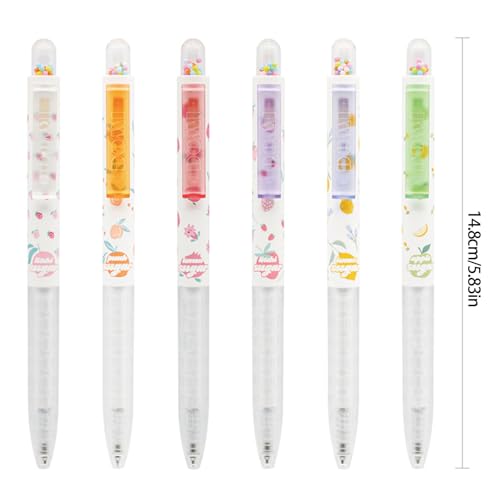 Pack de 12 bolígrafos de gel 0.5mm punta fina miniatura 3