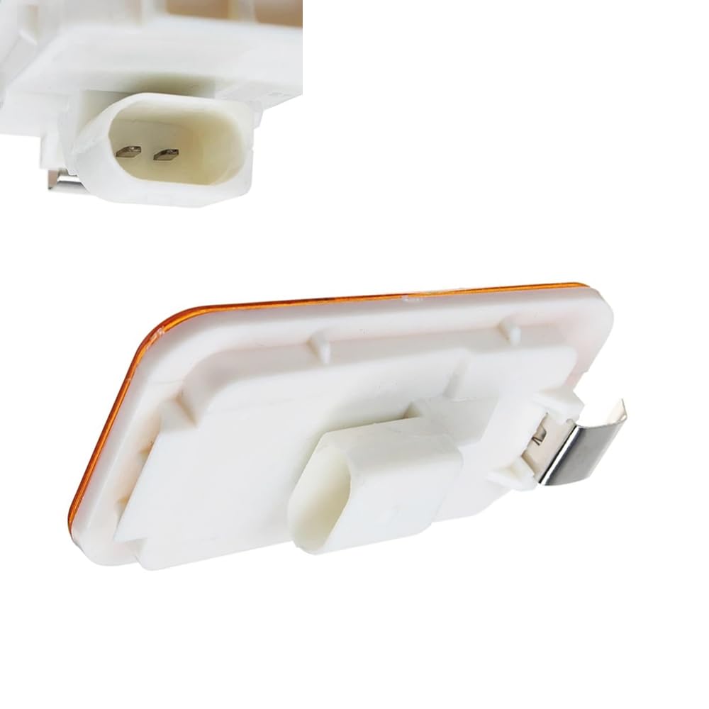 Baceyong Luce di posizione laterale a LED 24 V, 4 LED arancione, luci di avviso, 10 luci di posizione laterali 24 V 4 LED, adatto per la serie V01V0 FH/FM