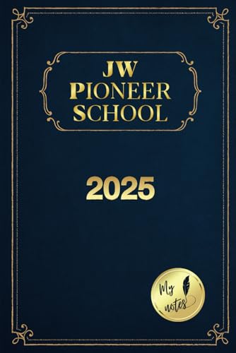 JW Pioneer School - My notes: Notebook for Brothers – Jehovah’s Witnesses - Gift for Men