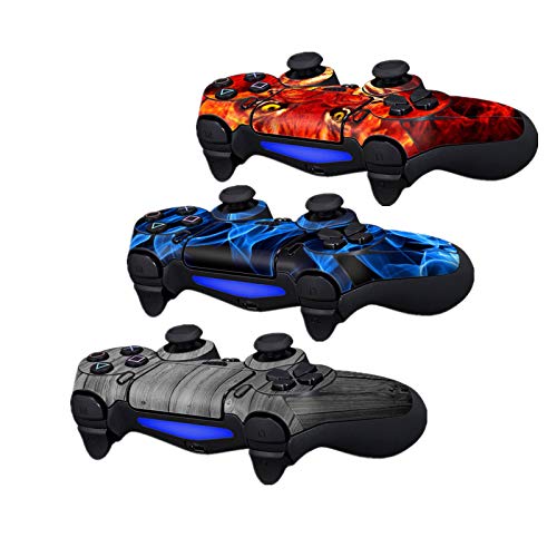 Image of Skin for Ps4 Controller, 3pcs Whole Body Vinyl Decal Cover Sticker for PlayStation 4 Controller (PS4 Controller #1)