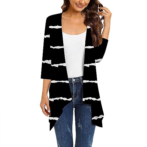 Mosstars Jacke Damen Warme Strickjacke Gefüttert Weste Lang Beige Damen...